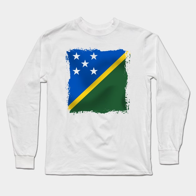 Solomon Islands artwork Long Sleeve T-Shirt by SASTRAVILA